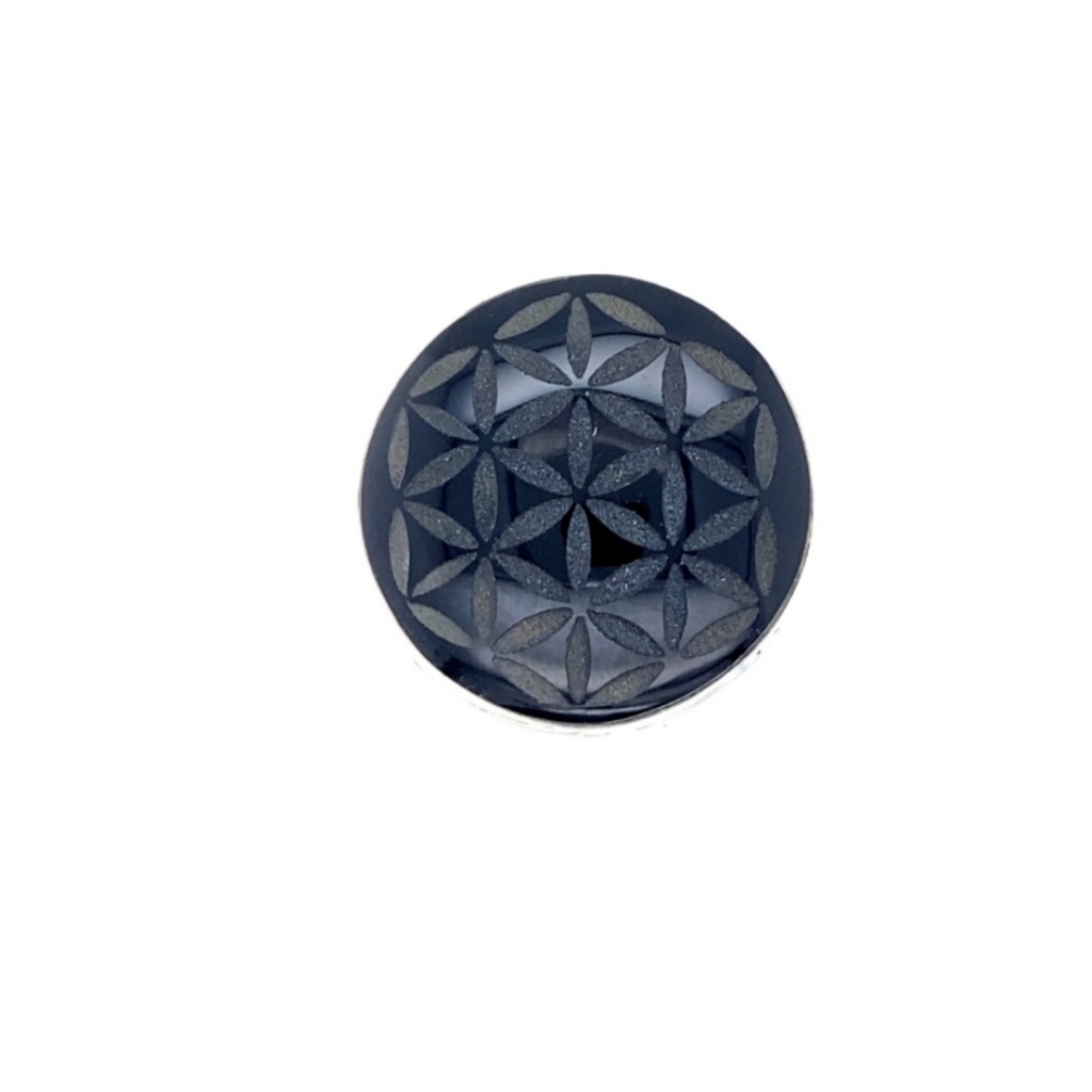 Divine Flower Of Life Sterling Silver Ring